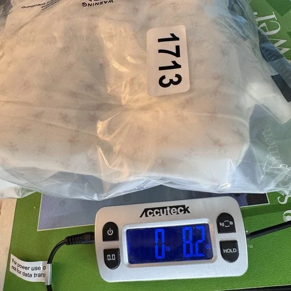 Eileen West Cotton Nightgown Sz L Floral Print Lace Trim Short‎ Sleeve Soft READ - Picture 9 of 9